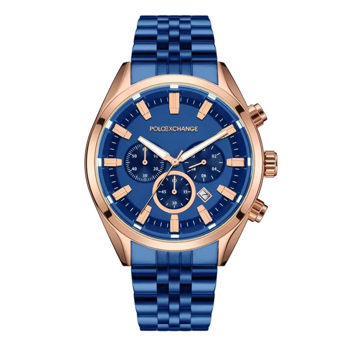 MONTRE POLOEXCHANGE HOMME M.FONCTION ACIER